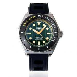 PRODIVE 300  2-Tone Version (Green Dial) Diving Automatic Wristwatch