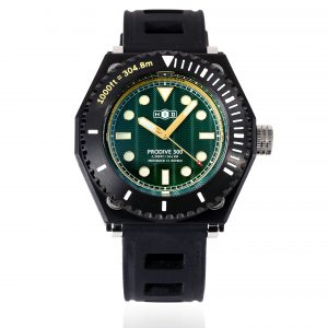 PRODIVE 300  All Black Version (Green Dial) Diving Automatic Wristwatch