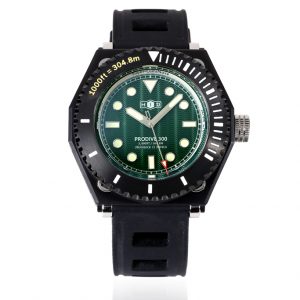 PRODIVE 300  All Black Version (Green Dial) Diving Automatic Wristwatch